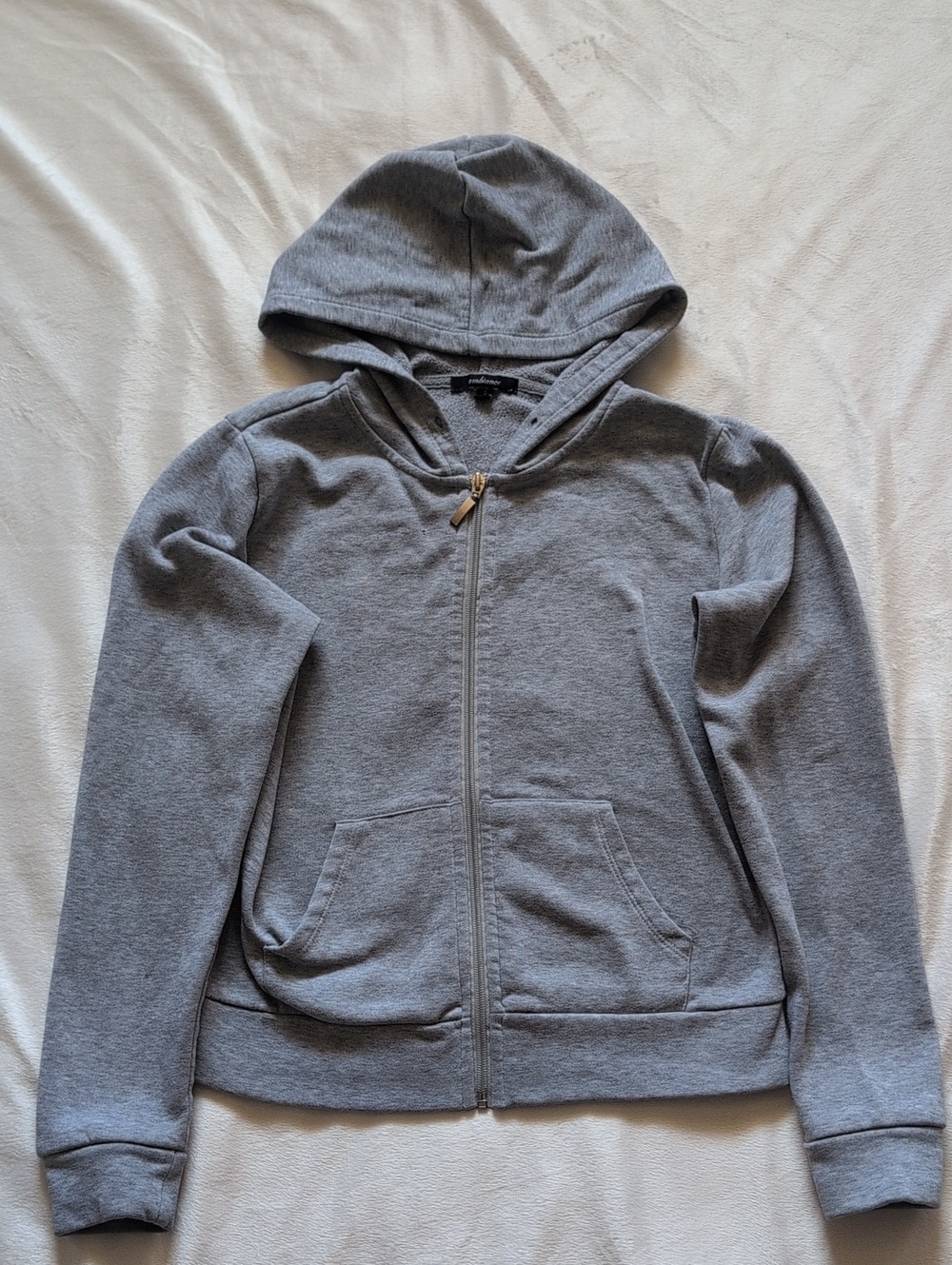 Ambiance Kids Gray Hooded Zip Jacket